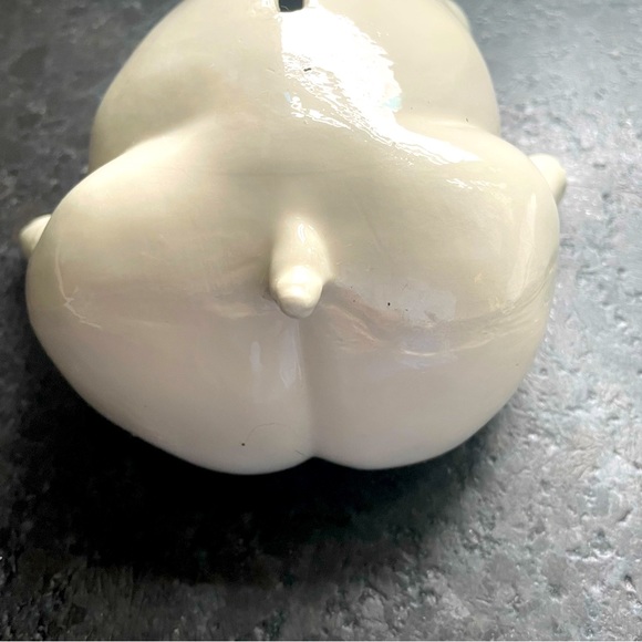 Vintage ceramic piggy bank made by Atlantic Mold - Picture 3 of 11